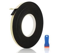 Nastro Sigillante per Piano Cottura con Piccolo Raschietto, 5m x 10mm x 3mm, Autoadesivo Resistente al Calore, Impermeabile, per Sigillare Spazio tra Piano Cottura e Top, Isolante, Antipolvere