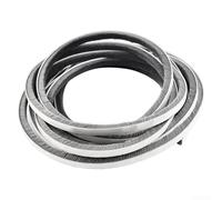 Nastro sigillante per porta, 5 metri, soluzione efficace per l'esclusione di rumori e spifferi (9 mm x 15 mm, grigio)