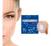 Nastro Sollevamento Viso - 2,5cm x 5m Nastro Antirughe Impermeabile per Doppio Mento Guance Collo Fronte | Cerotto Rassodante Invisibile per Donne Cura Elasticità della Pelle