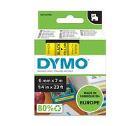 Nastro stampante D1 6 mm x 7 m nero/giallo S0720790