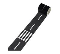 Nastro stradale senza residui Creativo Building Sure Ecco un titolo del prodotto per l'elenco Strada Nera Pista Auto Casa delle bambole Miniatura Decorazione Adesivo Adesivo C