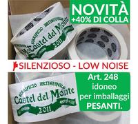 NASTRO SUPER ADESIVO PERSONALIZZATO 1 COLORE - 48 PZ 50 x 66 mt spess. 63 my