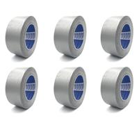 Nastro telato americano adesivo 50mm x 25 metri duct tape sigillante 6 rotoli