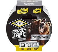BOSTIK Nastro telato Grizzly Tape grigio 10mt x 50mm, 10 m
