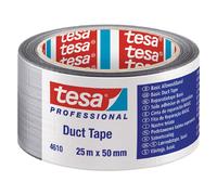 NASTRO TELATO 'DUCT TAPE 4610' mm 50 x mt. 25 - colore argento TESA 6 PZ