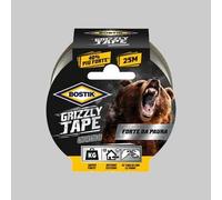 NASTRO TELATO GRIZZLY TAPE BOSTIK mm 50x25 mt Col Grigio Nastri Imballo Adesivi