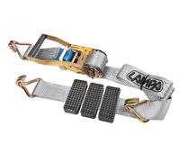 Nastro tensore con cricchetto per bisarca, gancio singolo - 3200 Kg - 5x250 cm