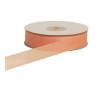 Nastro Tessuto Organza 6Mm X 50Mt Pesca Cod.23