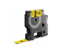 NASTRO TRASFERIMENTO TERMICO DYMO ETICHETTE INDUSTRIALI, DYMO Rhino, NYLON, GIALLA, NERA