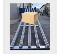 Nastro trasportatore a rulli, plastica ABS giuntabile per magazzini, imballaggi e scarico efficienti nei mercati, aeroporti e logistica