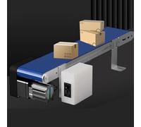 Nastro trasportatore elettrico per la trasformazione dei prodotti alimentari, controllo illimitato della velocità, 13503000 giri/min, compatto, larghezza 90 mm, altezza 160 mm, 8 opzioni di lunghezza