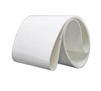 Nastro trasportatore in PVC bianco resistente, 45,7 cm di larghezza x 13,7 m di lunghezza, durevole e resistente all'usura, per linee di produzione di imballaggi industriali e uso domestico
