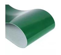 Nastro Trasportatore In PVC Verde - Superficie Liscia, Resistente All'usura, Ideale Per L'industria Alimentare, Il Trasporto In Magazzino E Le Attrezzature(20x120cm)