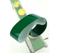 Nastro trasportatore industriale in PVC verde, adatto for la lavorazione alimentare, la produzione e le linee di assemblaggio(70x320cm)