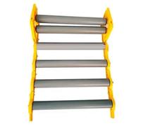 Nastro trasportatore industriale Kit PVC Trasportatore a rullo diritto Linea di trasporto leggera non alimentata ideale per magazzini e fabbriche Dimensioni 100x70cm