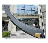 Nastro trasportatore per telone scorrevole in tela di scivolo da carico per magazzini, 1,5 x 20 m, resistente, nero per una movimentazione efficiente dei materiali