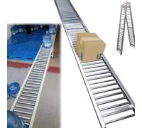 Nastro trasportatore portatile extra lungo 16,1,2 m, cinghia a rulli pieghevole larga 50,8 cm leggera ideale per camion banchine e mercati, perfetta per soluzioni di carico e scarico efficienti