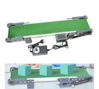 Nastro Trasportatore, Trasportatore Elettrico Tavolo Mini Trasportatore Tavolo Piccolo 50 Cm Supporta La Marcia Avanti E Indietro Velocità Regolabile Ca 100-240V Per Piccole Linee Produzione