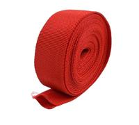 Nastro tubolare da 30 mm, lunghezza 2/5/10 m, per tracolla, collare per cani, vestiti, decorazioni, cordino, accessori per cucito fai da te(Red,5Meters)