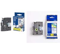 NASTRO TZ133 12 MM 8 MT. BLU SU TRASPARENTE PTOUCH 1000