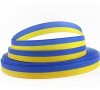 Nastro ucraino, largo 0,35/1 pollici, nastro di raso unilaterale, nastri blu e gialli, perfetto per sostenere l'Ucraina, 5 Yds mestiere del tessuto, decorazione di nozze, creazione di fiocchi, cucito