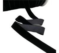 Nastro Velluto Sottile Vintage 20/25/40/50 Mm 5 Iarde Nero Bianco Rosso