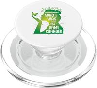 Nastro verde farfalla per la salute mentale PopSockets PopGrip per MagSafe