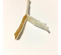 Nastro vetro stufa a pellet Guarnizione piatta adesiva in fibra di vetro 10*3 mm - COLORE BIANCO