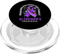 Nastro viola con supporto per la consapevolezza dell'Alzheimer PopSockets PopGrip per MagSafe