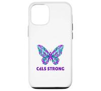 Nastro viola per la consapevolezza CdLS della sindrome di Cornelia De Lange Custodia per iPhone 12/12 Pro