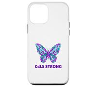 Nastro viola per la consapevolezza CdLS della sindrome di Cornelia De Lange Custodia per iPhone 12 mini