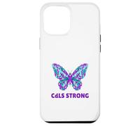 Nastro viola per la consapevolezza CdLS della sindrome di Cornelia De Lange Custodia per iPhone 12 Pro Max