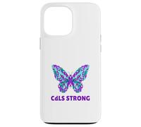 Nastro viola per la consapevolezza CdLS della sindrome di Cornelia De Lange Custodia per iPhone 13 Pro Max