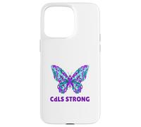 Nastro viola per la consapevolezza CdLS della sindrome di Cornelia De Lange Custodia per iPhone 15 Pro Max