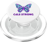 Nastro viola per la consapevolezza CdLS della sindrome di Cornelia De Lange PopSockets PopGrip per MagSafe