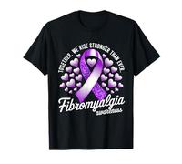 Nastro viola per la consapevolezza della fibromialgia più forte che mai Maglietta