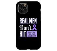 Nastro viola per sensibilizzazione alla violenza domestica anti abuso Custodia per iPhone 11 Pro