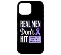 Nastro viola per sensibilizzazione alla violenza domestica anti abuso Custodia per iPhone 16 Pro Max