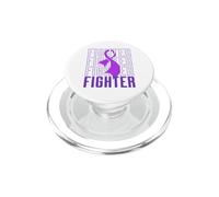 Nastro viola sopravvissuto al mese della sensibilizzazione alla violenza domestica PopSockets PopGrip per MagSafe