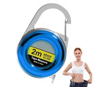 nastrodi misurazione su misura - nastrocorpo da 6,5x4,2 cm, ABS+strumento tascabile in nanofibra, dimensione compatta con fibbia chiave | nastrodi misurazione portatile per abbigliamento, fit