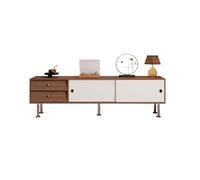 NASTYA Mobili TV moderni, 200 cm, mobile portaoggetti bianco retrò in legno, consolle per soggiorno domestico, centro di svago per hotel e affitti stagionali, supporto per mobile TV per soggiorno