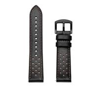 NASUNJIA Cinturino da polso in pelle compatibile con Huawei Watch GT 3 46mm 42mm Smartwatch Watchband compatibile con Huawei Guarda GT. Cinturino in pelle corridore in pelle corridore(Black_20mm)