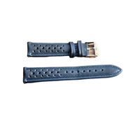 NASUNJIA Cinturino For Orologio Fatto A Mano Cinturino For Orologio In Vera Pelle Morbida 18mm 20mm 22mm 24mm Sostituzione Del Cinturino For Ventilazione Porosa Compatibile Con Gli Orologi(Blue_20mm)