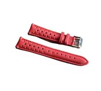 NASUNJIA Cinturino For Orologio Fatto A Mano Cinturino For Orologio In Vera Pelle Morbida 18mm 20mm 22mm 24mm Sostituzione Del Cinturino For Ventilazione Porosa Compatibile Con Gli Orologi(Red_20mm)