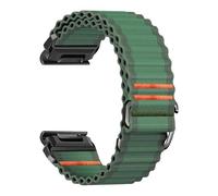 NASUNJIA Cinturino in nylon da 26 mm e 22 mm compatibile con Garmin Fenix 8 E 7 7X 6 6X 5 5X Sport Bands compatibile con Forerunner 965 955 970/Tactix 8 Bracelet(Beige,QuickFit 26mm)