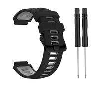 NASUNJIA Cinturino in silicone con fibbia in acciaio di ricambio for cinturino esterno compatibile con Garmin-Forerunner 735xt/220/230/235/620/630 for Smart Watch(4)
