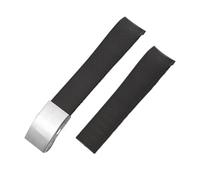NASUNJIA Guarda la band compatibile con longines Conquista idroconquest. ACCESSORI ACCESSORI ANTI ACCESSORI ARCLUSCIO ACCESSIONALE ACCUPATA IN GURANTE IN GURANTE IN GURANTE(Black-Silver Clasp)
