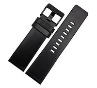 NASUNJIA Guardia cinturino in pelle 22 24 26 28 28 30 mm 32mm Braccialetto adatto for cinturino for orologi Diesel con cinturino da polso adatto for DZ4343 DZ7293 DZ7333. Guarda band(Black black buckl
