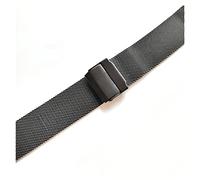 NASUNJIA Nessuna cinghia milianese di estremità curva gap compatibile con Samsung Galaxy Watch 4 Classic 46mm 42mm / 44mm 40mm cinturino ricambio cinturino(Black,Galaxy Watch4 44mm)