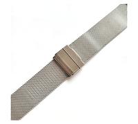 NASUNJIA Nessuna cinghia milianese di estremità curva gap compatibile con Samsung Galaxy Watch 4 Classic 46mm 42mm / 44mm 40mm cinturino ricambio cinturino(Silver,Watch 4 classic 42mm)